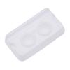 100 шт. одноразовые стоматологические клейкие лотки для смешивания с 2 отверстиями, модель белого медицинского цвета