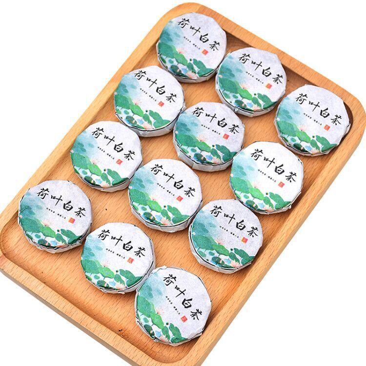 Фуцзянь, лист лотоса, старый белый чай, белый чай Гунмэй, Ченпи, мини-пирожное с белым чаем