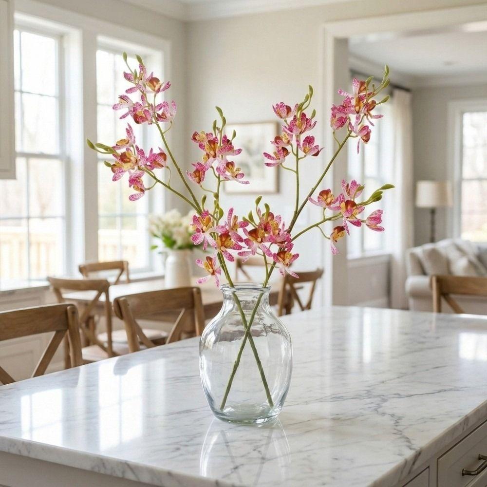 Real Touch Simulation Mini Orchid Small Butterfly Orchid Faux Mini Phalaenopsis Gift