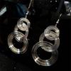 Fashion Personality Size Circle Earrings Exaggerated Temperament Long Circle Earrings Earrings Pendant
