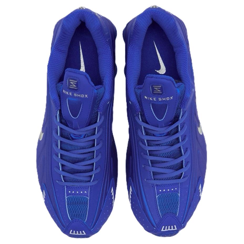 Nike Shox R4 Racer Синий Металлик Серебристый Женские HJ7303-445