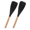 Silicone Cooking Spoons Food-Grade Kitchen Spatula Heat Resistant Non-Stick Spatula Spoon for Stirring And Serving