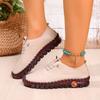 Туфли для мам на мягкой подошве из коровьего сухожилия весна/лето осень новые удобные повседневные туфли на плоской подошве для женщин
