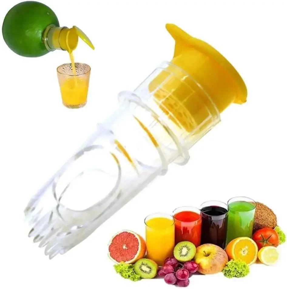 Plastic Manual Citrus Juicer Mini Lemon Juicer Orange Squeezer Easy Juice Extractor Freshness Preserving Kitchen Sttuff