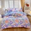 Flower Botanical Duvet Cover Set 3pcs Floral Bedding Set for Kids and Adults Comforter Covers Pillowcases, Washable Home Textil