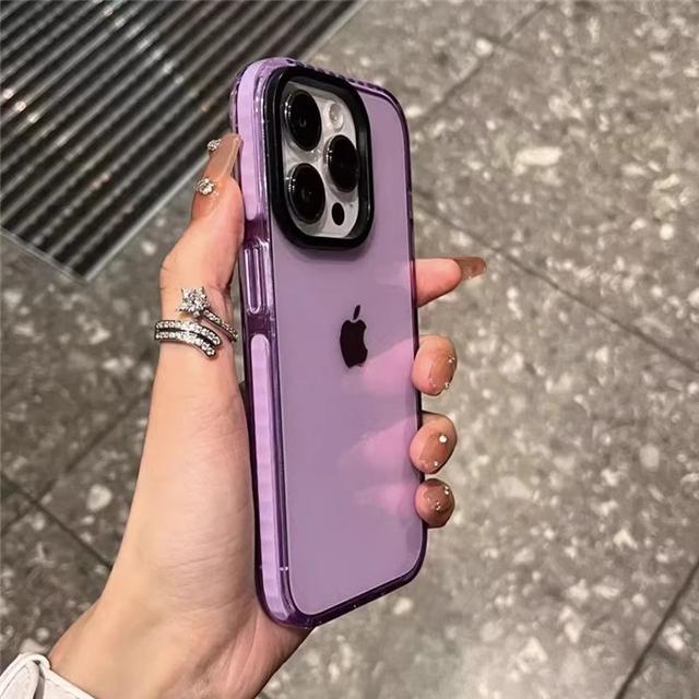 Роскошный прозрачный цветной чехол для iPhone 16 Pro Max для iPhone 15 14 13 12 11 Pro Max X Xs Xr Мягкая защитная крышка