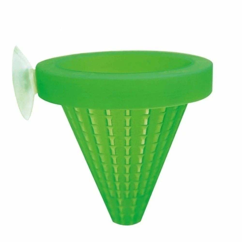 20Pcs Cone Shape Bloodworm Feeding Cup Basket Style Automatic Feeder Aquarium Worm Feeder Shrimp