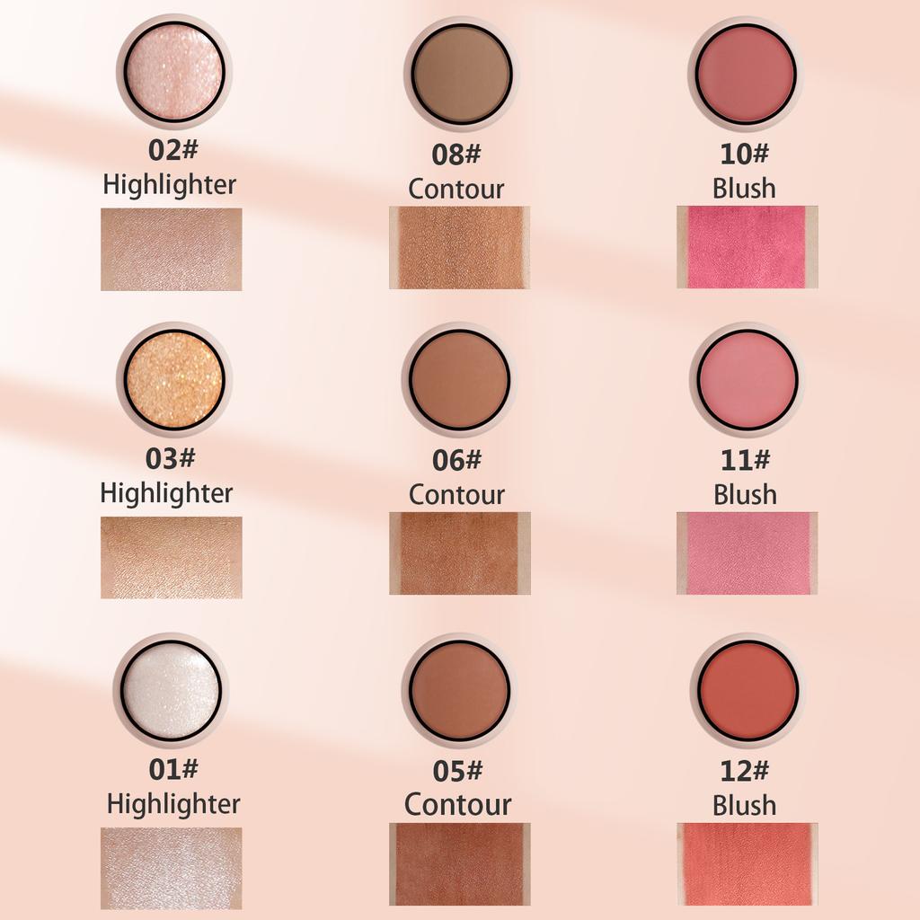 3pcs Contouring Stick Set Face Contour Stick Shadow Stick Blush Stick 3-in-1 Perfect Concealer Stick Full Coverage Breathable and Light