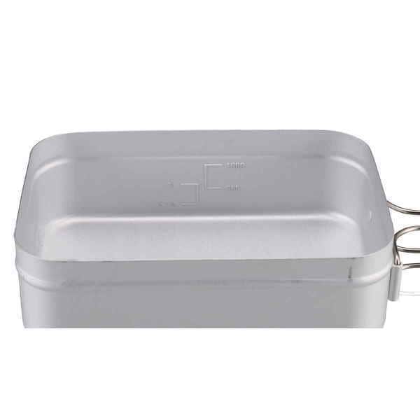 PearL Kinzoku PearL Uh 4115 [Квадратная алюминиевая кастрюля для приготовления пищи, размер L, размер Captain Stag, 1,75 л]