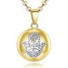 Fatima Hand Pregnancy Bola Necklace with Eye Pregnancy Jewelry