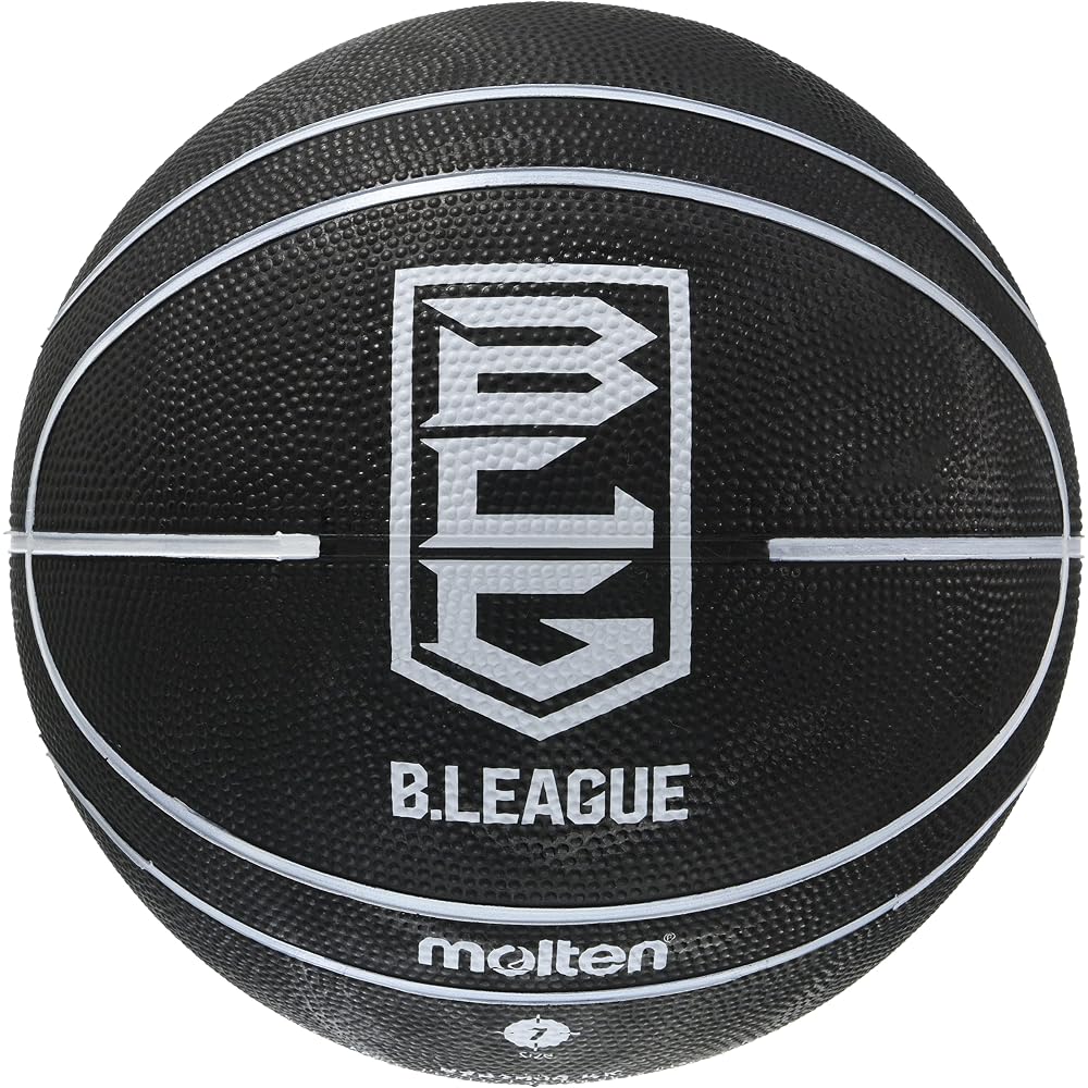 Molten B7B2000-KK Basketball Size 7 for Boys 13 and Up Black Color B League Official Game Ball
