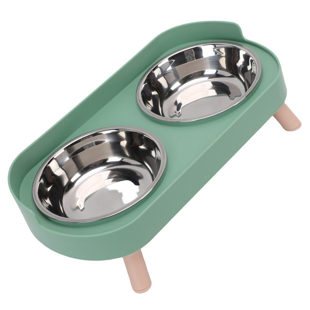 Многоцветная рама Миска для кормления кошек Регулируемая высота Миска для корма и воды собак Ежедневное питание кошек