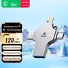 Biaz 4-in-1 USB Flash Drive: USB 3.0, Lightning, Type-C, Micro-USB Compatible for Mobile Devices