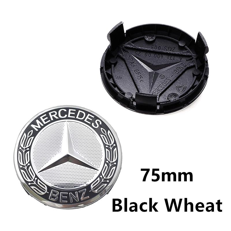 20 40 60 80 шт. 56 мм 60 мм 68 мм 75 мм 3-контактные для GLA GLB GLC A B C E Mercedes Benz Крышки-заглушки для центра ступицы колеса автомобиля Значок Эмблема Логотип
