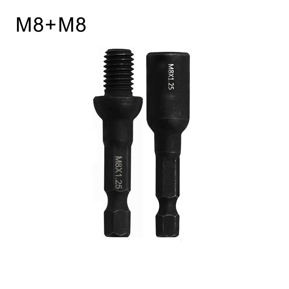 M6-M10 Hanger Bolt & Threaded Insert Driver Tool 1/4 Inch Hex Shank Self-Tapping Socket Adapter Set Power Tool Accessories