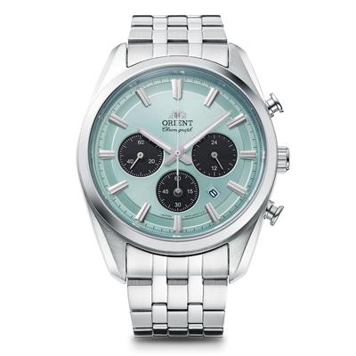 Наручные часы Contemporary SOLAR Chronograph Sky с японской гарантией Часы на солнечной батарее, Мужские, Синие, RN-TX0304L, Производителя