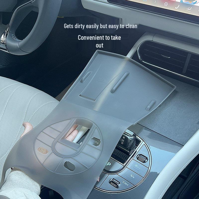 Силиконовая противоскользящая подставка с беспроводной зарядкой для BYD Seal 06 GT