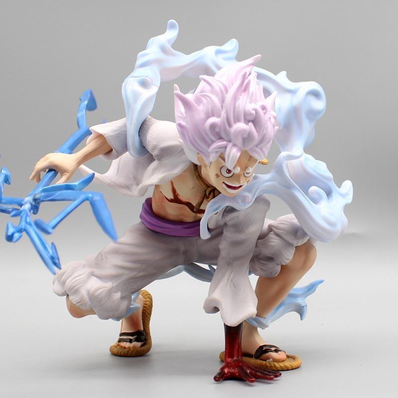 One Piece Luffy Gear 5 Аниме Фигурка Бога Солнца Ника Луффи Фигурка Приседания Статуя Модель Куклы Игрушки