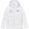 Fila Original Comfortable Soft Fashion Warm Casual Down Jacket Unisex Outerwear White F51M449901AWT