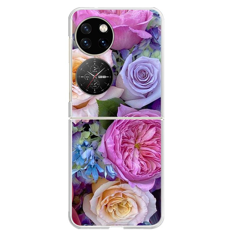 Для Huawei P50 Pocket Чехол Прозрачный Жесткий ПК Задняя Крышка Телефона Для Huawei Pocket 2 Чехлы P50 P 50 PocketS S Чехлы Capa