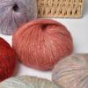 25g/ball Sequin Mohair Yarn DIY Handmade Knitting Golden Silk Mohair Yarn Wool Needle Material