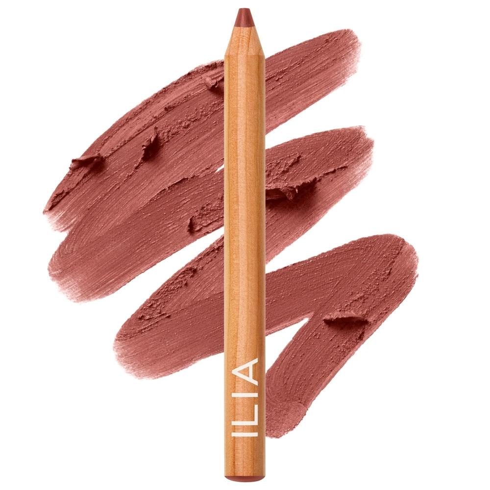 Ilia Lip Sketch Hydrating Lipstick + Lip Liner Crayon 0.08 Oz Genre Mauve Brown