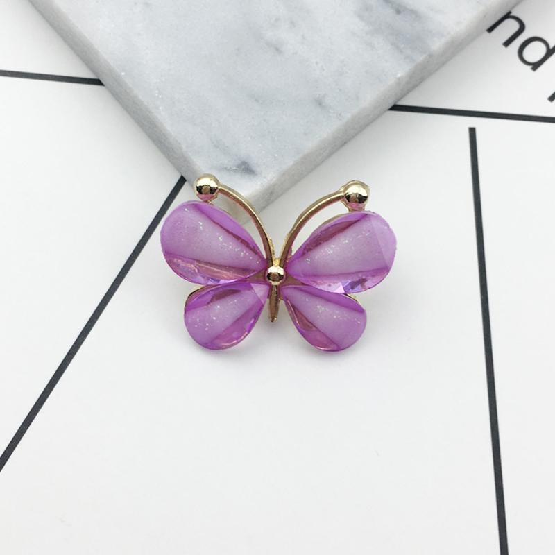 10Pcs/Set Resin Craft Butterfly Flat Bottom Scrapbook Phone Wedding Decor