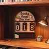 Wooden Reading Counter, Reading Book, Statistician, Desktop Decoration Gift