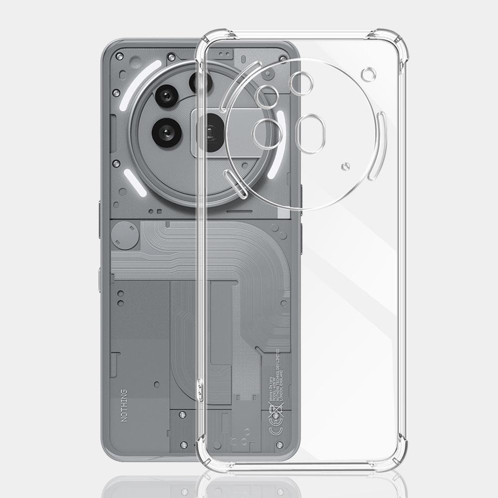 Чехол для телефона Nothing Phone 3A Pro, силиконовый мягкий прозрачный чехол для телефона Nothing Phone3A 3APro Funda, прозрачный противоударный чехол с подушкой безопасности