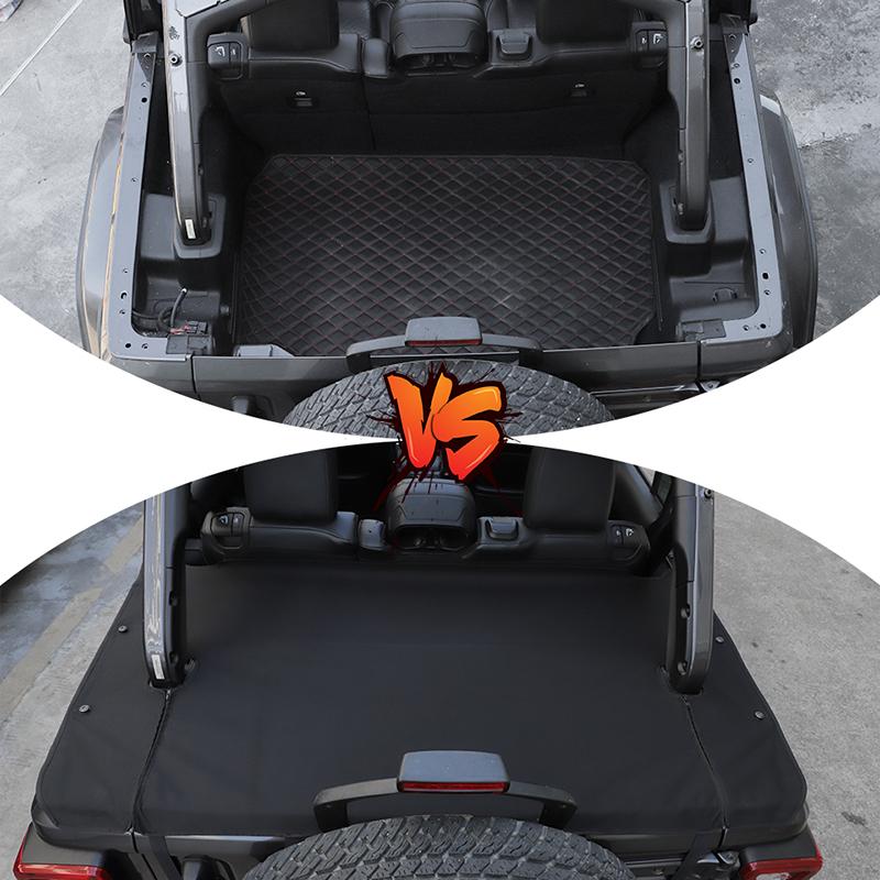 Изолирующая сетка для заднего багажника автомобиля, защитная сетка для Jeep Wrangler JL 2018, 4-дверная версия, внешние аксессуары
