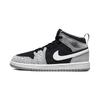 Air Jordan 1 Mid SE PS Elephant Toe Kids Sneakers Grey Black White DM6215-016