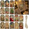 Christmas Party Decoration Label Card Christmas Tree Old Man Gift Gift Hemp Rope Listing