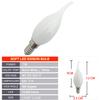 6pcs 7W Retro LED Candle Filament Bulb C35 Frosted Light Bulb E27 E14 Dimmable Edison Screw Light Lamp Chandelier Warm White
