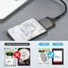 23 см USB 3.0/Type C на SATA Кабель-адаптер 7+15/22 Pin Компьютерный разъем Алюминиевый корпус Внешний конвертер для 2,5-дюймовых SSD HDD