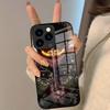 Крутой чехол для телефона Король Обезьян Для IPhone 17 Pro Max 16 15 14 Pro Max 13 11 Plus Стеклянная крышка