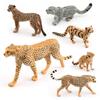 Animal Model Snow Leopard Model Realistic Cheetah Leopard Figures Collection