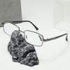 High Definition Reading Business Reading Glasses Square Retro Metal Men'S Reading Glasses
