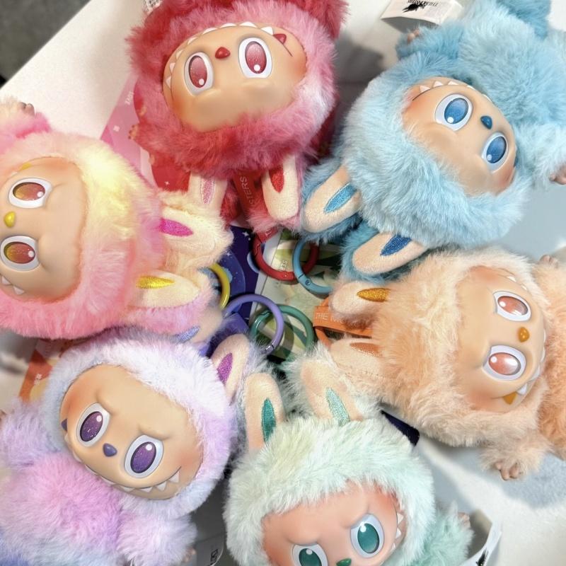 Мультяшная кукла Лабубу V3 Плюшевая игрушка Мягкая Аниме Виниловое лицо Любовь Безмятежность Кукла Лабубу Подвеска-брелок для сумки Подарки на день рождения Девочка