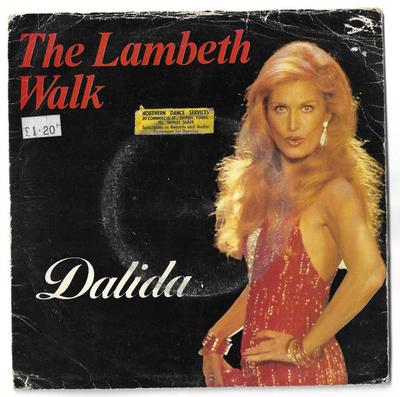 7-дюймовая пластинка DALIDA - The Lambeth Walk EMI2937 EMI 1979 Великобритания Поп Б/у