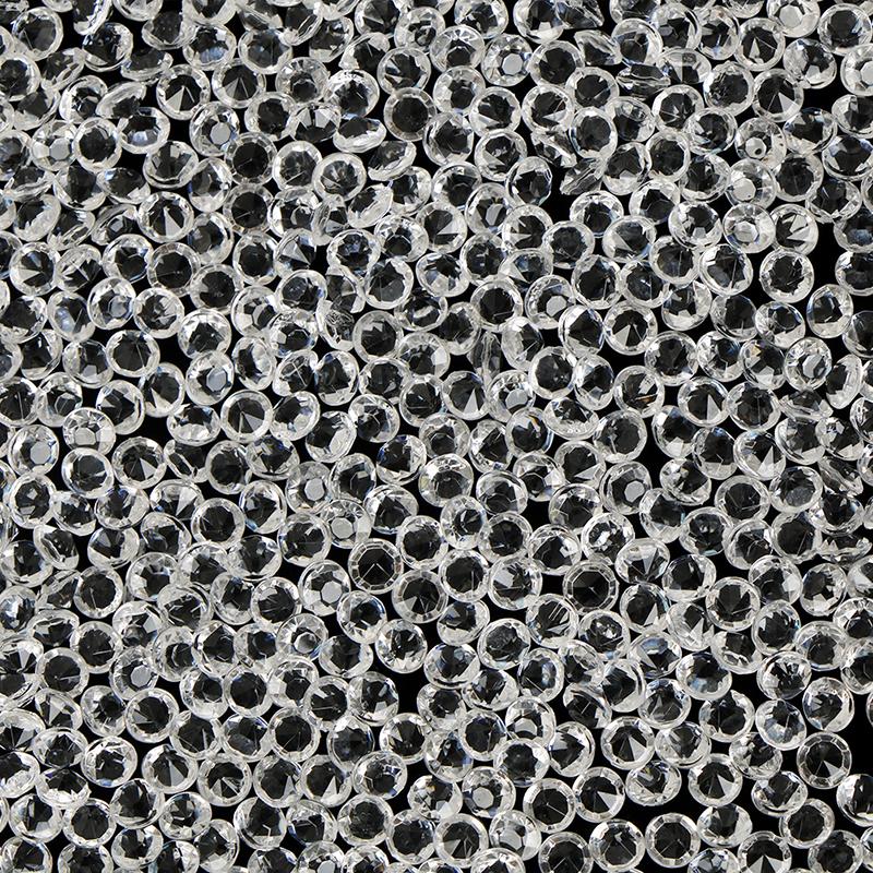 2000Pcs 4.5Mm Diamond Table Confetti Wedding Bridal Party Decoration