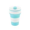 Silicone Folding Cup Collapsible Mug With Cover Coffee Travel Outdoors Portable Water Drinking Tea Cups