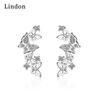 Lindon Women's Zircon Copper Alloy Earrings - Wedding Party Gift Pendant Earrings