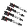 TRZX 4-Piece Aluminum Shock Absorber Assembled Damper 90mm-120mm for 1/10 RC Crawler Axial SCX10 TRX4 D90 (120mm)