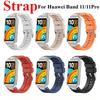 Силиконовый ремешок для huawei Band 11/11NFC Аксессуары Спортивный дышащий Браслет Наручный ремешок ремень pulseira correa для huawei band 11Pro/11ProNFC