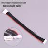 Model Aircraft Balance Extension Cable: 20cm Male-Female Lithium Battery Charging Plug with Extra Soft Silicone Wire for 2-6S.