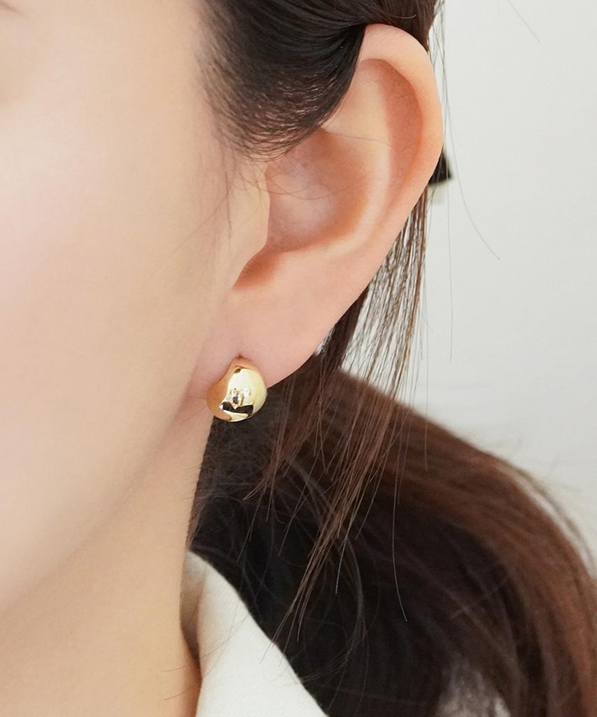 Alleun 10K 14K Ball Teardrop Gold Earrings Daily Bold