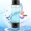 Генератор водородной воды 1400PPB 460мл Портативный стакан для гидроводы Технология SPE PEM Универсальная бутылка для воды