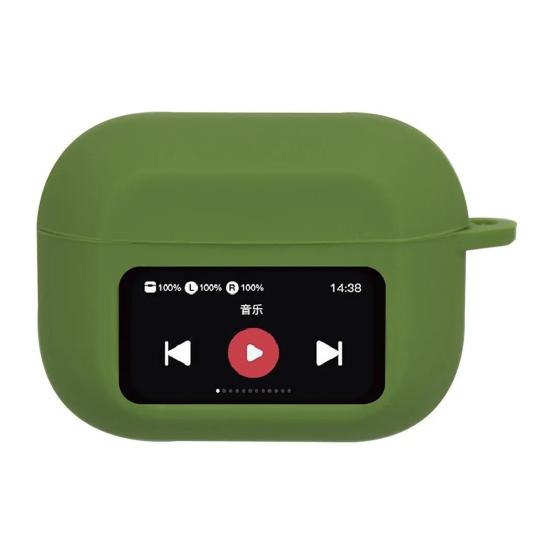 Силиконовый чехол для наушников-вкладышей, совместимый с Bluetooth, для AirPods, противоударный, беспроводной, крышка для зарядного кейса, с экраном, защитный чехол для наушников