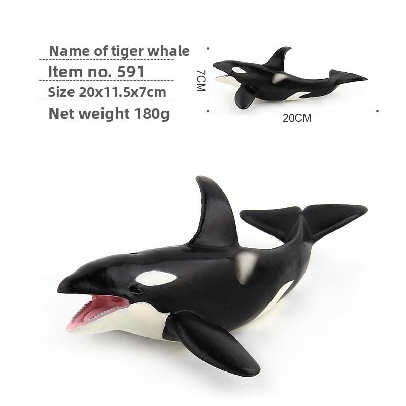Blue Whale Marine Animal Pvc Model Collection For Kids Educational Display Toys