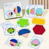 Baby Geometric Shape Stacking Games Montessoris Parish Toy Color Cognition Logice Thinking Matching Game Preschool Education Toy